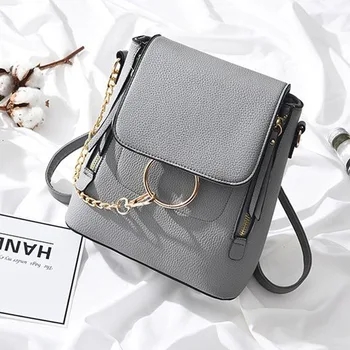 New European and American fashion splicing pure color ladies single shoulder bag with double shoulder bag.W3-203
New European and American fashion splicing pure color ladies single shoulder bag with double shoulder bag.W3-203