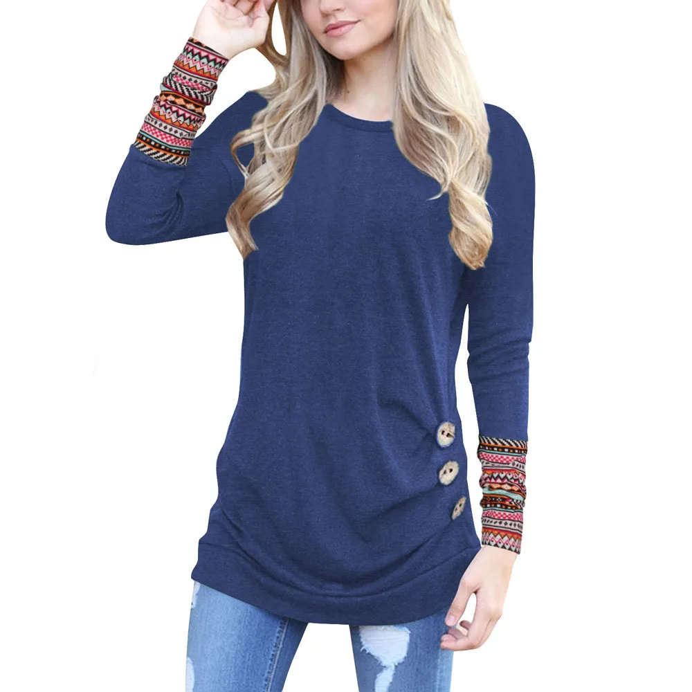 Free Ostrich T-Shirts Women T Shirt Fashion Casual O-Neck Long Sleeve tshirt Patchwork Asymmetrical Tops Tees C1435
Free Ostrich T-Shirts Women T Shirt Fashion Casual O-Neck Long Sleeve tshirt Patchwork Asymmetrical Tops Tees C1435