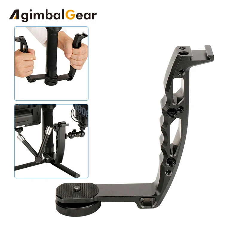 Gimbal Accessories L Bracke for DJI Ronin S Crane 2 V2 Plus Feiyu AK2000 AK4000 DSLR Gimbal Stabilizer Grip with 1/4 Hot Shoe
Gimbal Accessories L Bracke for DJI Ronin S Crane 2 V2 Plus Feiyu AK2000 AK4000 DSLR Gimbal Stabilizer Grip with 1/4 Hot Shoe