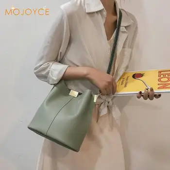 Simple Pure Women Leather Shoulder Bags Casual Crossbody Messenger Bucket Ladies Shoulder Bags Female Handbags Pure Color
Simple Pure Women Leather Shoulder Bags Casual Crossbody Messenger Bucket Ladies Shoulder Bags Female Handbags Pure Color