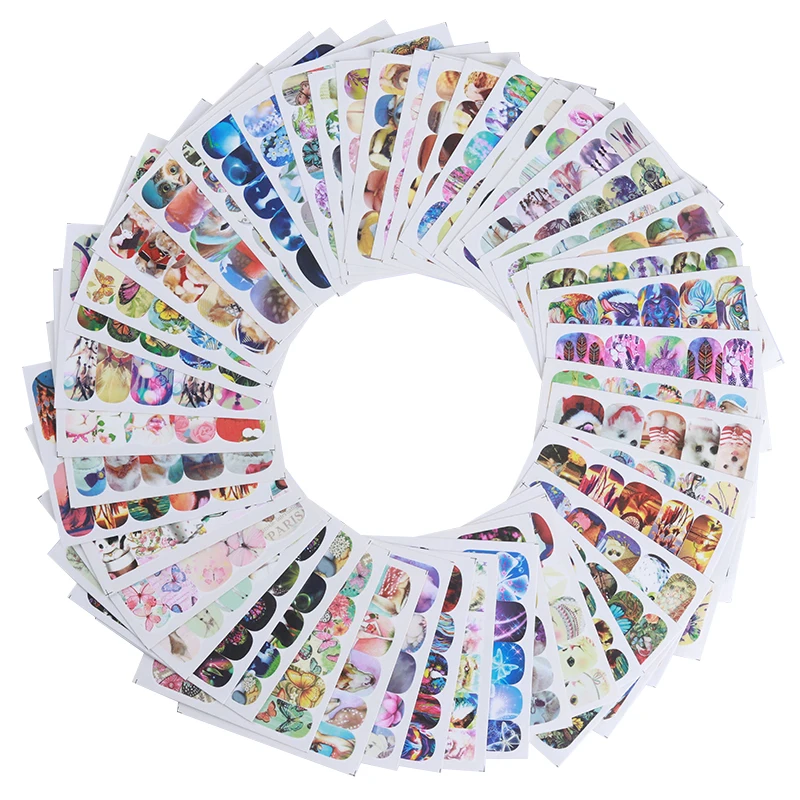 50 Sheets Nail Art Transfer Sticker Animal Water Decal Butterfly Cat Dog Dream Catcher Colorful Nail Art Decoration
50 Sheets Nail Art Transfer Sticker Animal Water Decal Butterfly Cat Dog Dream Catcher Colorful Nail Art Decoration