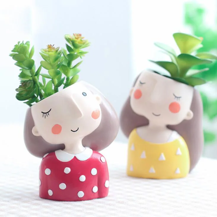 TECHOME Cute Nordic Style Green Plant Decorative Planters Cartoon Wreath Girl Fleshy Flower Pot Fake Flower Desk Decorations
TECHOME Cute Nordic Style Green Plant Decorative Planters Cartoon Wreath Girl Fleshy Flower Pot Fake Flower Desk Decorations