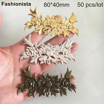 50 pcs -80*40mm Metal Stamping Peony Flower Ornament For Crafts,Gold-color,Silver-color,Bronze,Metal Flowers For Scrapbook -DGG
50 pcs -80*40mm Metal Stamping Peony Flower Ornament For Crafts,Gold-color,Silver-color,Bronze,Metal Flowers For Scrapbook -DGG