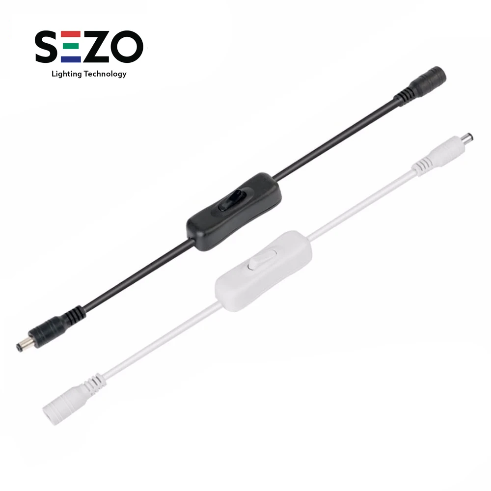 1 Pcs DC Power Switch Plug 5.5 x 2.1mm DC Adapter Connector Male and Female Jack for Power Supply Black/White Color
1 Pcs DC Power Switch Plug 5.5 x 2.1mm DC Adapter Connector Male and Female Jack for Power Supply Black/White Color
