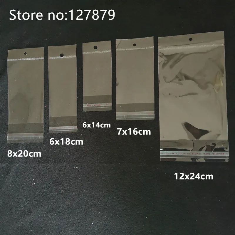 100 Clear Self-adhesive Cello Cellophane Bag Sealing Small Plastic Bags for Candy Packing Cookie Packaging Bag with hanging hole
100 Clear Self-adhesive Cello Cellophane Bag Sealing Small Plastic Bags for Candy Packing Cookie Packaging Bag with hanging hole