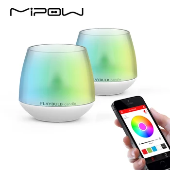 MIPOW 2Pcs Smart LED APP Remote Control RGB Magic Bulb Lamp Wake-Up Lights Compatible
MIPOW 2Pcs Smart LED APP Remote Control RGB Magic Bulb Lamp Wake-Up Lights Compatible