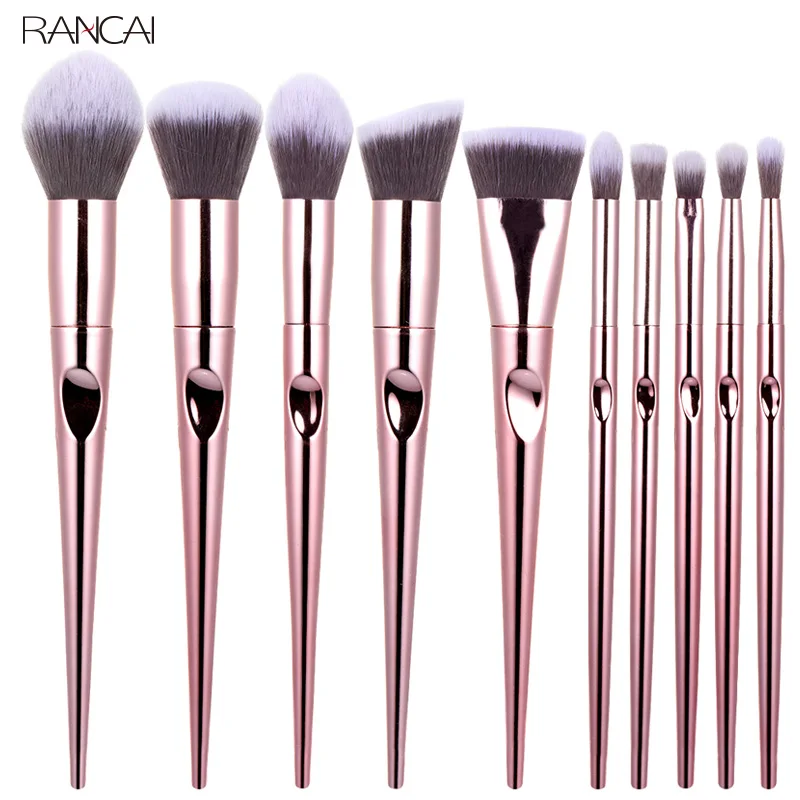 RANCAI Professional 10pcs Makeup Brushes Kit Foundation Eyebrow Lip Highlighter Brush Make Up Brushes Pincel Maquiagem
RANCAI Professional 10pcs Makeup Brushes Kit Foundation Eyebrow Lip Highlighter Brush Make Up Brushes Pincel Maquiagem