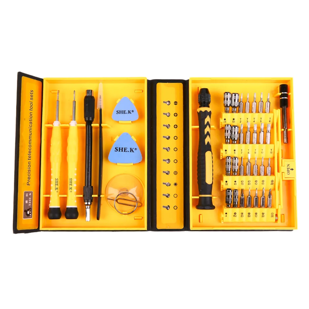 2017 NEW Professional 38 In 1 Screwdriver Set Alloy Steel Material Repair Tools Kit Precision For Cell Phone For IPhone Notebook
2017 NEW Professional 38 In 1 Screwdriver Set Alloy Steel Material Repair Tools Kit Precision For Cell Phone For IPhone Notebook