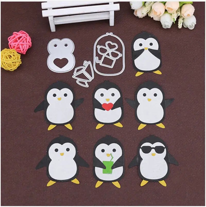 Box Decore Different Penguins Design Metal Die Cuts Cutting Dies For DIY Scrapbooking Embossing Paper Cards Decorative Crafts
Box Decore Different Penguins Design Metal Die Cuts Cutting Dies For DIY Scrapbooking Embossing Paper Cards Decorative Crafts