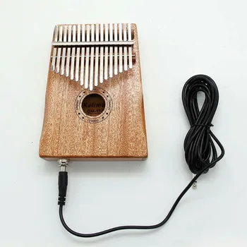 17 Keys EQ kalimba Mahogany Thumb Piano Link Speaker Electric Pickup Cable 17 keys Solid Wood Kalimba Musical Instrument
17 Keys EQ kalimba Mahogany Thumb Piano Link Speaker Electric Pickup Cable 17 keys Solid Wood Kalimba Musical Instrument