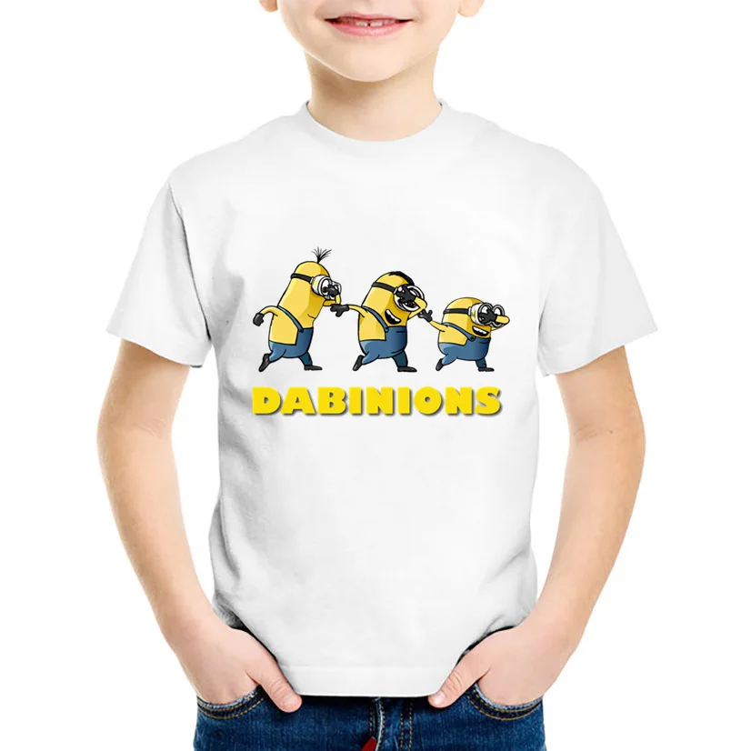Cartoon Print Dabbing Minions Children Funny T shirt Summer Cute Minion Kids Clothes Boys/Girls Tops Baby Tee shirt,HKP5509
Cartoon Print Dabbing Minions Children Funny T shirt Summer Cute Minion Kids Clothes Boys/Girls Tops Baby Tee shirt,HKP5509