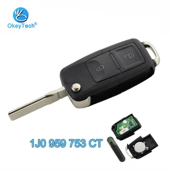 OkeyTech 2 Button Flip Fold 433Mhz ID48 Chip Uncut Blade Remote Key For VW Bora Passat Polo Golf MK4 Bora Octavia 1J0959753CT
OkeyTech 2 Button Flip Fold 433Mhz ID48 Chip Uncut Blade Remote Key For VW Bora Passat Polo Golf MK4 Bora Octavia 1J0959753CT