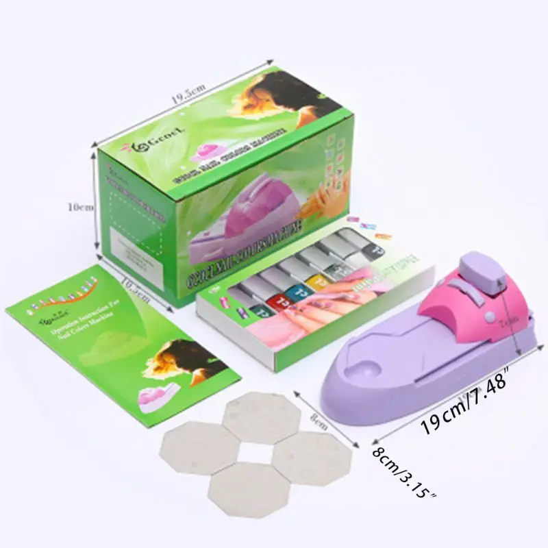 Nail Art Printer Easy Printing Pattern Stamp Manicure Machine Stamper Tool Set 19x8cm
Nail Art Printer Easy Printing Pattern Stamp Manicure Machine Stamper Tool Set 19x8cm