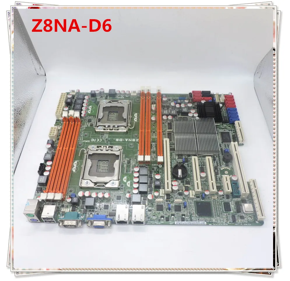 original motherboard For ASUS Z8NA-D6 LGA 1366 DDR3 for Xeon 5500 cpu UDIMM 24GB RDIMM 48GB Desktop | Электроника