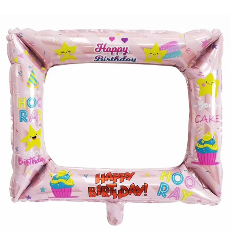 1pc Photo Frame Stylish Happy Birthday Aluminum Foil Balloon for Birthday Family Party Photo booth Event Decoration Supplies
1pc Photo Frame Stylish Happy Birthday Aluminum Foil Balloon for Birthday Family Party Photo booth Event Decoration Supplies