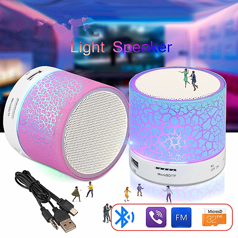 OUTMIX USB Mini Wireless LED Light Music Player Small Portable MP3 Bluetooth Speaker Color Change Support TF Card Audio Stereo
OUTMIX USB Mini Wireless LED Light Music Player Small Portable MP3 Bluetooth Speaker Color Change Support TF Card Audio Stereo