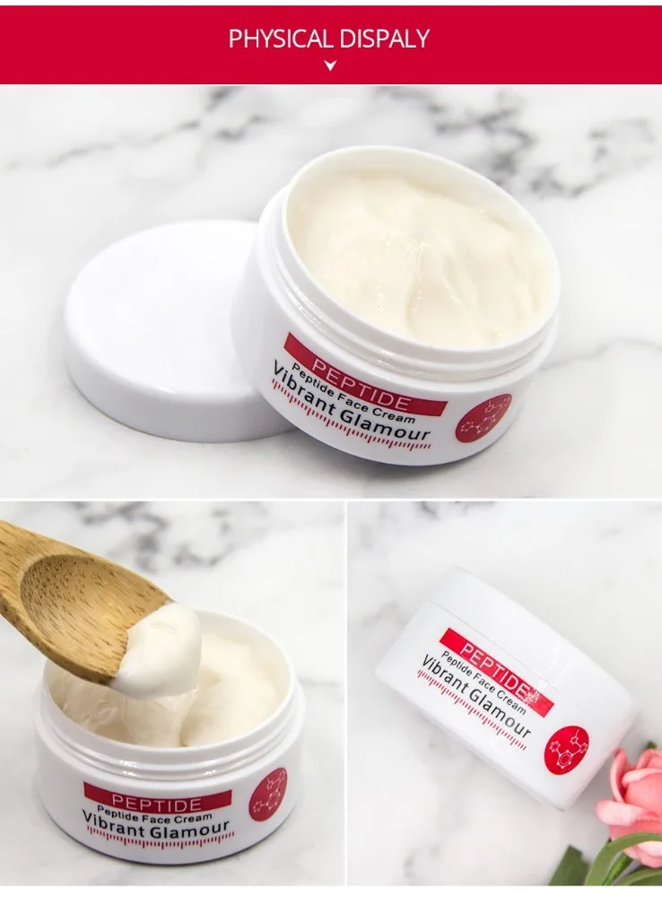 30ml Six Peptides Face Cream Argireline Pure Collagen Cream Anti-wrinkle Firming Anti Aging Acne Whitening Moisturizing Cream 19