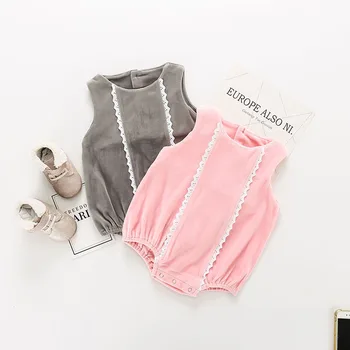 Baby girls sleeveless bodysuit fleece cute baby infant clothes solid pink gray fashion kids clothes
Baby girls sleeveless bodysuit fleece cute baby infant clothes solid pink gray fashion kids clothes