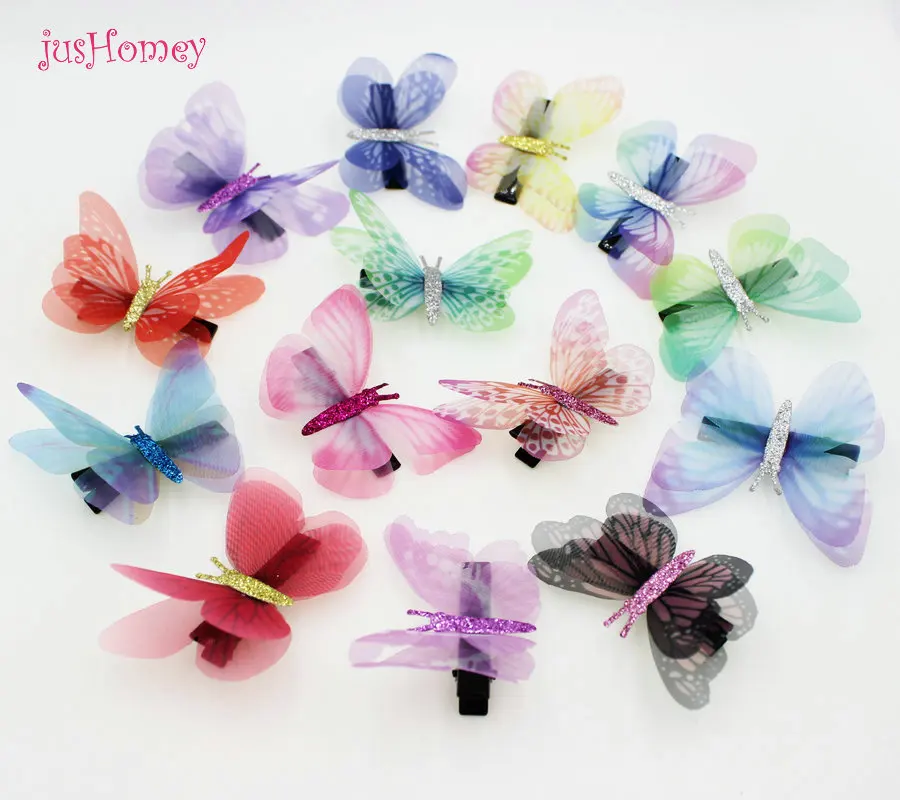 15PCS Handmade Organza Butterfly Barrettes Metal Alligator Hair Clips for Wedding Bridal Hairpiece, Birthday's Day Gift
15PCS Handmade Organza Butterfly Barrettes Metal Alligator Hair Clips for Wedding Bridal Hairpiece, Birthday's Day Gift