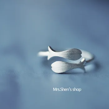 New 925 Sterling Silver Rings Pisces Couple For Women Rings Adjustable Rings Free Shipping
New 925 Sterling Silver Rings Pisces Couple For Women Rings Adjustable Rings Free Shipping