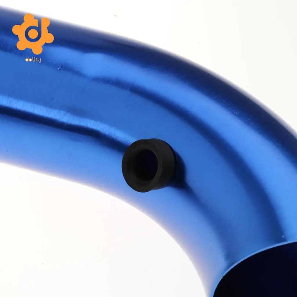 7.5cm/2.95'' Car Cold Air Intake Pipe Induction Kit Hose Tube System Red/Blue/Sliver