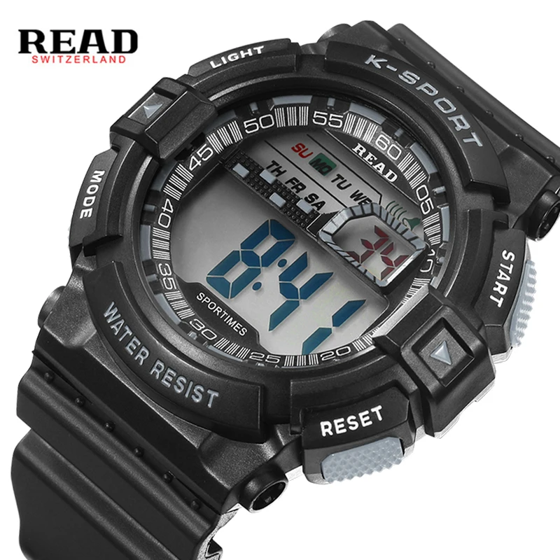READ Man's Sport Watches Large Digital Dial Casual Stop Man Watch Clock Alarm Watch Fashion Silicone Strap Wristwatches for men
READ Man's Sport Watches Large Digital Dial Casual Stop Man Watch Clock Alarm Watch Fashion Silicone Strap Wristwatches for men