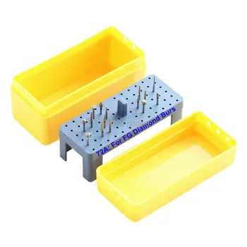 

High Quality 72 Holes Dental Equipment Diamond Burs Autoclavable Kit, Endodontic Files Box Reamer Block Dentist Products