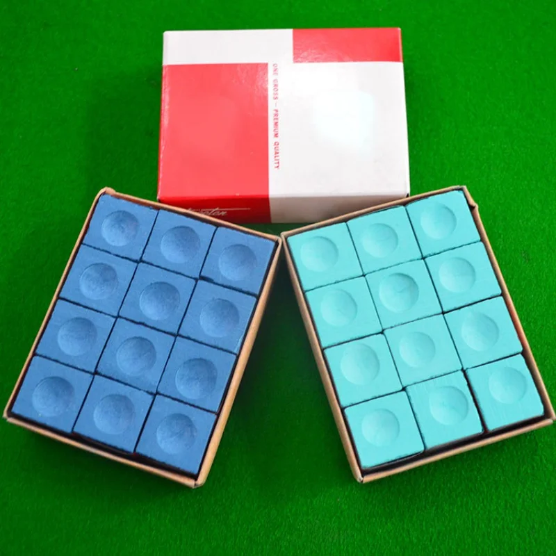 12Pcs Snooker Billiard Chalks High Quality Pool Cue Stick Chalk Oily Dry Billiard No-slip Chalk Indoor Sport Accessories
12Pcs Snooker Billiard Chalks High Quality Pool Cue Stick Chalk Oily Dry Billiard No-slip Chalk Indoor Sport Accessories