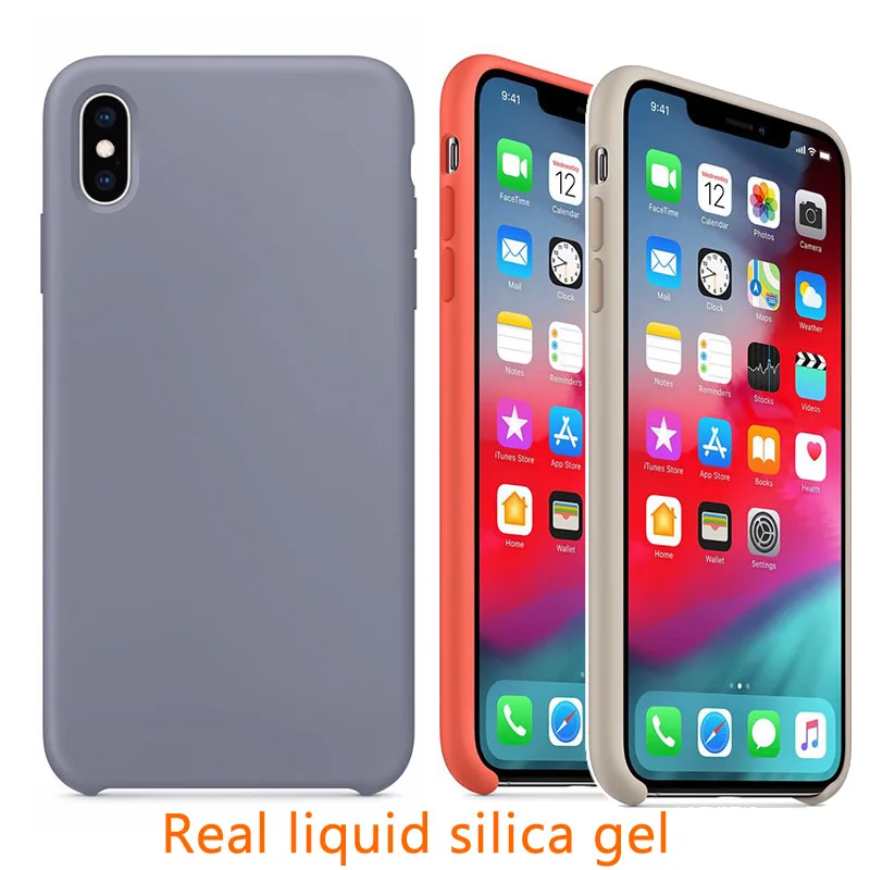 For Apple iPhone XS Liquid Silicone Case Features Soft TPU Edge Protection for Perfect XR/XS Max/X Real liquid silica gel cover
For Apple iPhone XS Liquid Silicone Case Features Soft TPU Edge Protection for Perfect XR/XS Max/X Real liquid silica gel cover