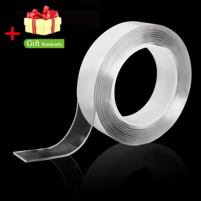 10mm Width Transparent Washable Removable Silicone Double Sided Nano Reuse Tape Sticker Car Home Tool High Strength No Traces 1M
10mm Width Transparent Washable Removable Silicone Double Sided Nano Reuse Tape Sticker Car Home Tool High Strength No Traces 1M