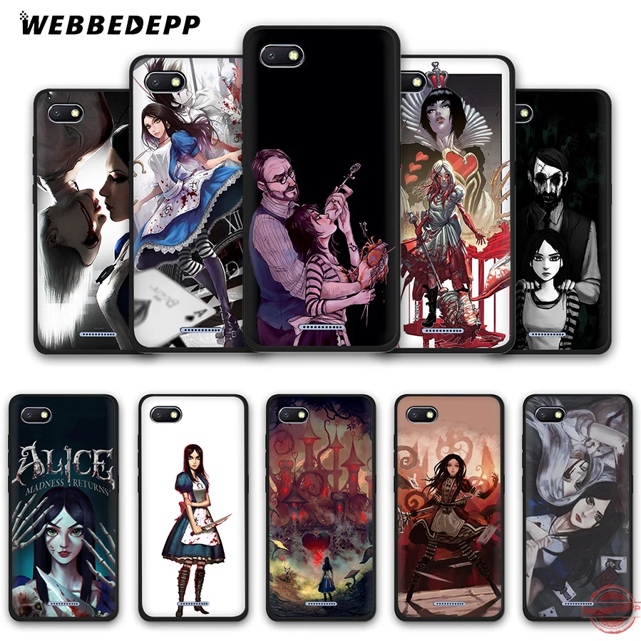 WEBBEDEPP Alice Madness Returns Soft Phone Case for Redmi Note 8 7 6 5 Pro 4A 5A 6A 4X 5 Plus S2 Go Cases
WEBBEDEPP Alice Madness Returns Soft Phone Case for Redmi Note 8 7 6 5 Pro 4A 5A 6A 4X 5 Plus S2 Go Cases