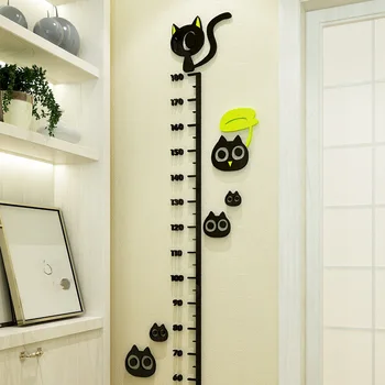 3D Acrylic Baby Height Chart Stickers Cat Flower Wall Decor Decal Self Adhesive Acrylic Growth Stadiometers DIY H Nursery Murals
3D Acrylic Baby Height Chart Stickers Cat Flower Wall Decor Decal Self Adhesive Acrylic Growth Stadiometers DIY H Nursery Murals