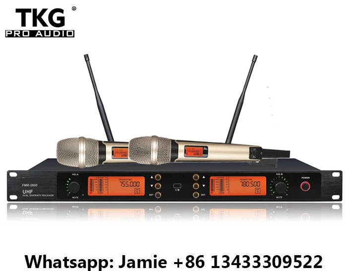 740-790 МГц Φ 2 двухканальный китайский dj-звук uhf профессиональная беспроводная