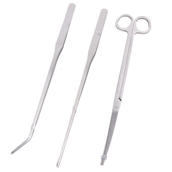 3Pcs Stainless Steel Long Handle Scissors Tweezers Aquarium Tool Fish Tank Plants Cleaning Trimmer Aquatic Supplies Kit
3Pcs Stainless Steel Long Handle Scissors Tweezers Aquarium Tool Fish Tank Plants Cleaning Trimmer Aquatic Supplies Kit