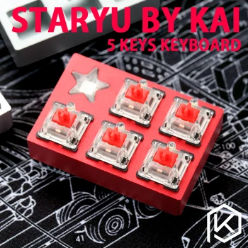 Staryu Mini Macro Pad custom keyboard by tkg kai Mini macro pad mechanical keyboard 5 keys
Staryu Mini Macro Pad custom keyboard by tkg kai Mini macro pad mechanical keyboard 5 keys