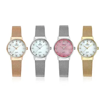 Fashion Women Fashion Waterproof Quartz Rhinestone Watch Mesh Premium Steel Strap Wrist Watch Elegant Design
Fashion Women Fashion Waterproof Quartz Rhinestone Watch Mesh Premium Steel Strap Wrist Watch Elegant Design