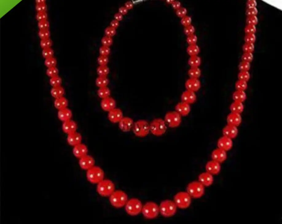 Free shipping Rare!6-14mm Red Sea Coral Necklace Bracelet 17'' + Bracelet 7.5'' 1set
Free shipping Rare!6-14mm Red Sea Coral Necklace Bracelet 17'' + Bracelet 7.5'' 1set