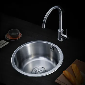 Shumete manual sink single slot small round slot kitchen kitchen basin balcony 304 stainless steel tea room bar slot LU4171
Shumete manual sink single slot small round slot kitchen kitchen basin balcony 304 stainless steel tea room bar slot LU4171