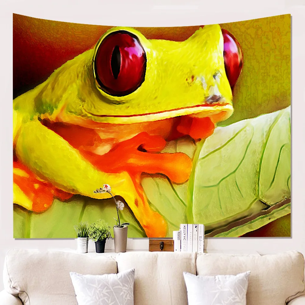 Tapestry Wall Handing Frog Tapestries Paintings Surf Decoration Toalla 150*200 Home Decor Background Beach Mat Polyester Curtain
Tapestry Wall Handing Frog Tapestries Paintings Surf Decoration Toalla 150*200 Home Decor Background Beach Mat Polyester Curtain