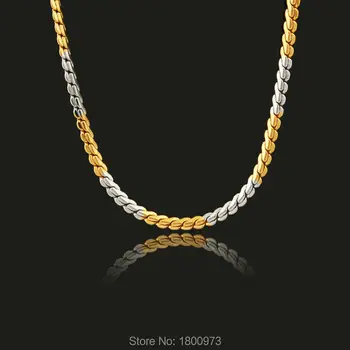 Two Tone Miami cuban curb sanke chain 5mm two color vacuum plated flat close cuban chain necklace men women wholesale
Two Tone Miami cuban curb sanke chain 5mm two color vacuum plated flat close cuban chain necklace men women wholesale