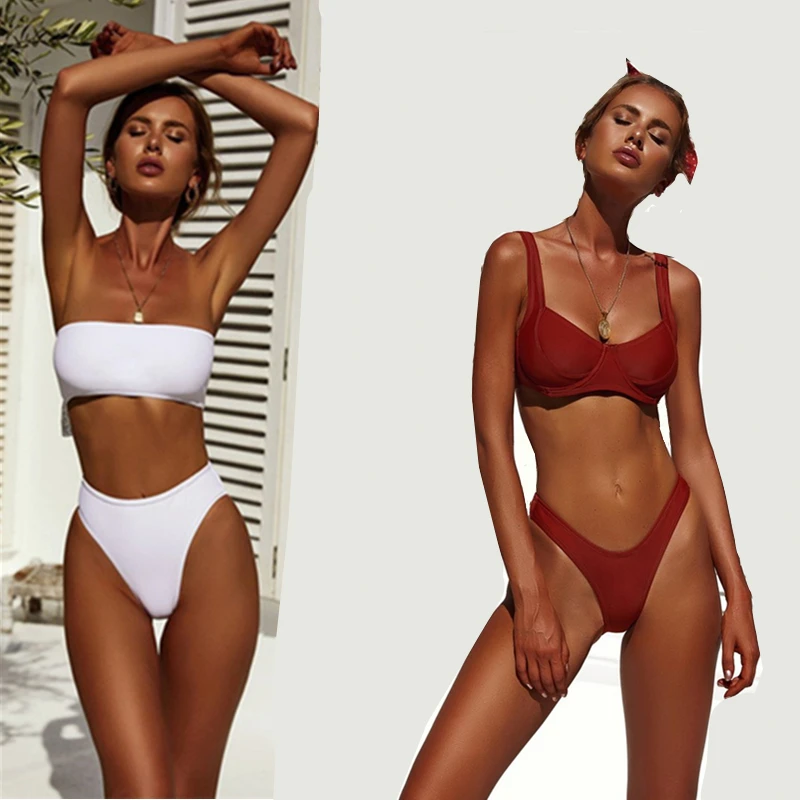 Sexy Bikini Set Women Swimming Suit Push Up Bandeau Bikinis Women Sexy Swimwear Female Bathing Suit High Waist Women Plavky
Sexy Bikini Set Women Swimming Suit Push Up Bandeau Bikinis Women Sexy Swimwear Female Bathing Suit High Waist Women Plavky