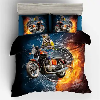 3D Fashion Motocycle Racer Boys Bed Linen Set Bedclothes Quilt Comforter Cover Adults Children Twin Bedding Duvet Cover Set
3D Fashion Motocycle Racer Boys Bed Linen Set Bedclothes Quilt Comforter Cover Adults Children Twin Bedding Duvet Cover Set