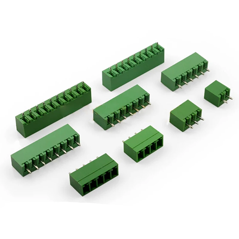 

100pcs Plug-in Terminal 2EDG 3.81MM 2P/3/4/5/6/7/8/9/10/12P13P/14P/15P/16P Straight pin