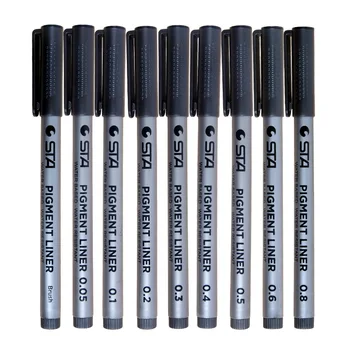 Art Marker Pen Different Tip Sizes Black Pigment Liner Water Based for Drawing Painting Handwriting Stationery Supplies
Art Marker Pen Different Tip Sizes Black Pigment Liner Water Based for Drawing Painting Handwriting Stationery Supplies
