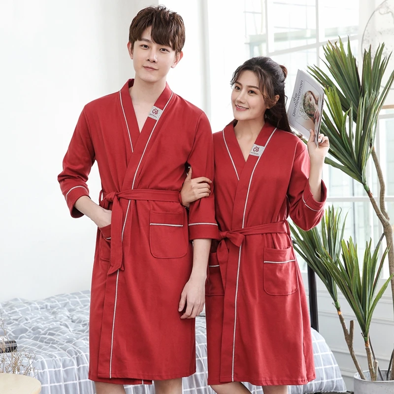 Men's Robe 100% cotton Bathrobe kimono sleepwear Kimono nightgown long-sleeve bathrobes long design Bride Bridal Wedding robe
Men's Robe 100% cotton Bathrobe kimono sleepwear Kimono nightgown long-sleeve bathrobes long design Bride Bridal Wedding robe