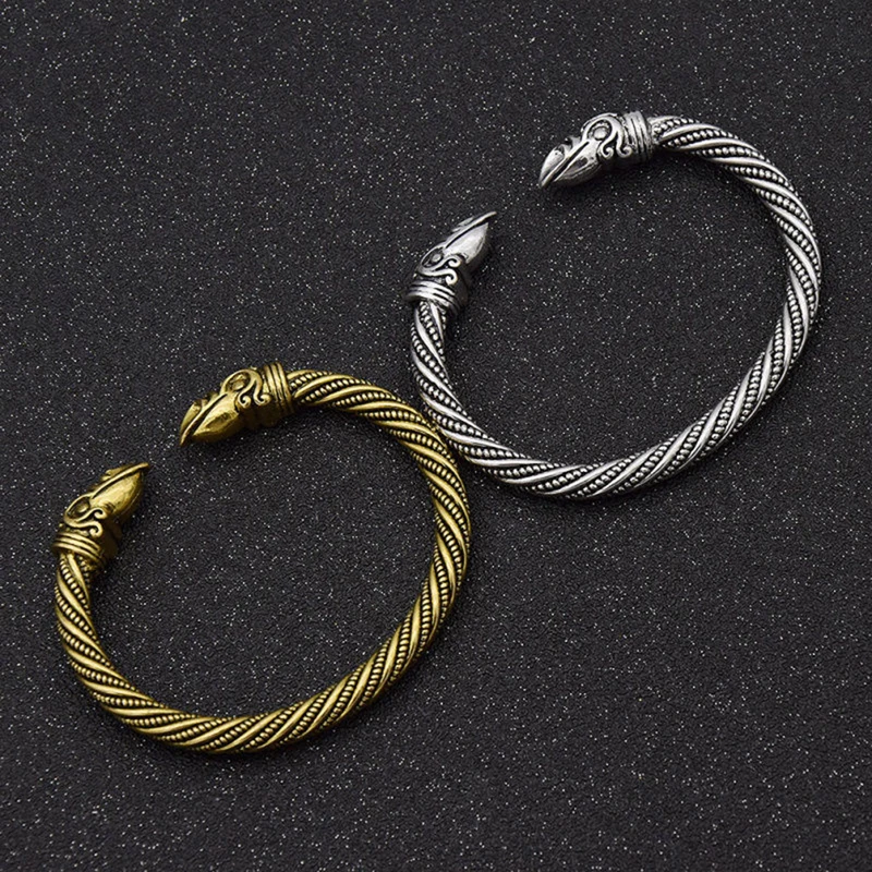 Vintage Crow Viking Bracelet Men Jewelry Gift Norse Gothic Style Hand Crafted Bangle Jewelry
Vintage Crow Viking Bracelet Men Jewelry Gift Norse Gothic Style Hand Crafted Bangle Jewelry