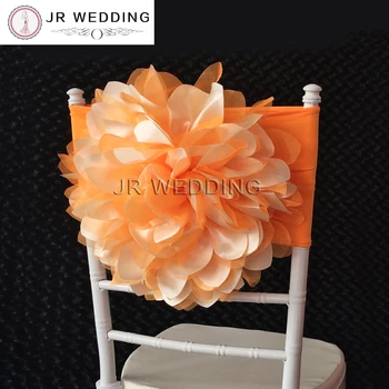 100pcs/lot Big Flower Orange Organza And Satin Chair Bands For Wedding/Party For Chiavari Chair /Banquet Chair Decoration
100pcs/lot Big Flower Orange Organza And Satin Chair Bands For Wedding/Party For Chiavari Chair /Banquet Chair Decoration