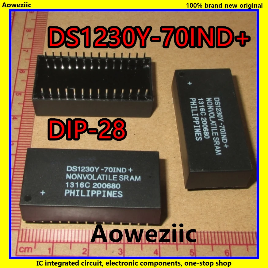 2Pcs/Lot DS1230Y-70IND+ DS1230Y-70IND DS1230Y-70 DIP-28 256k Nonvolatile SRAM IC New
2Pcs/Lot DS1230Y-70IND+ DS1230Y-70IND DS1230Y-70 DIP-28 256k Nonvolatile SRAM IC New