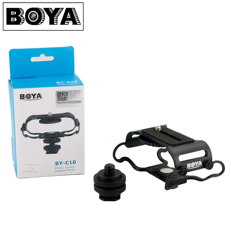 

BOYA BY-C10 Microphone Shock mount Digital Recorder Microfone Shockmount for Zoom H1/H4n/H5/H6 Sony PCM-M10 Tascam DR-40 DR-05