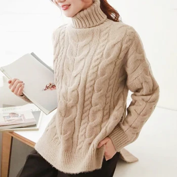 HOT Women Warm Sweater Cashmere Autumn Turtleneck Casual Pullover Coat Tops Girls Sweaters A56
HOT Women Warm Sweater Cashmere Autumn Turtleneck Casual Pullover Coat Tops Girls Sweaters A56